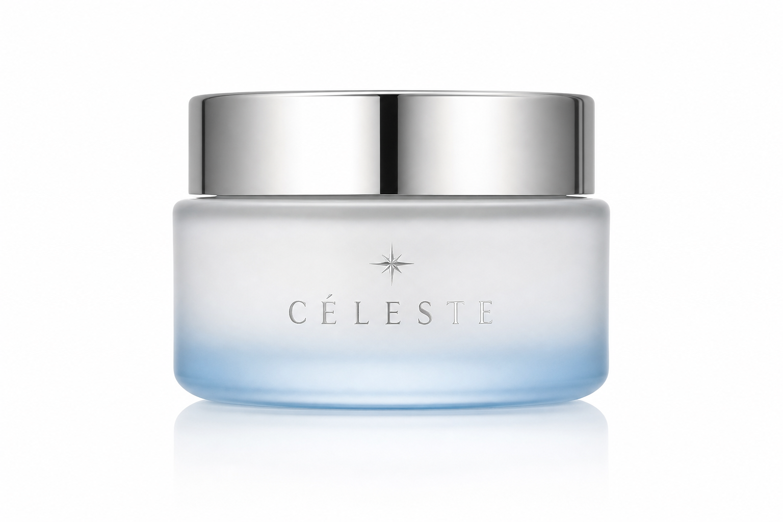 Tarro de la crema hidratante CÉLESTE de frente